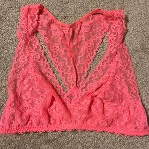 Victoria’s Secret Lace Racerback Bralette sz med